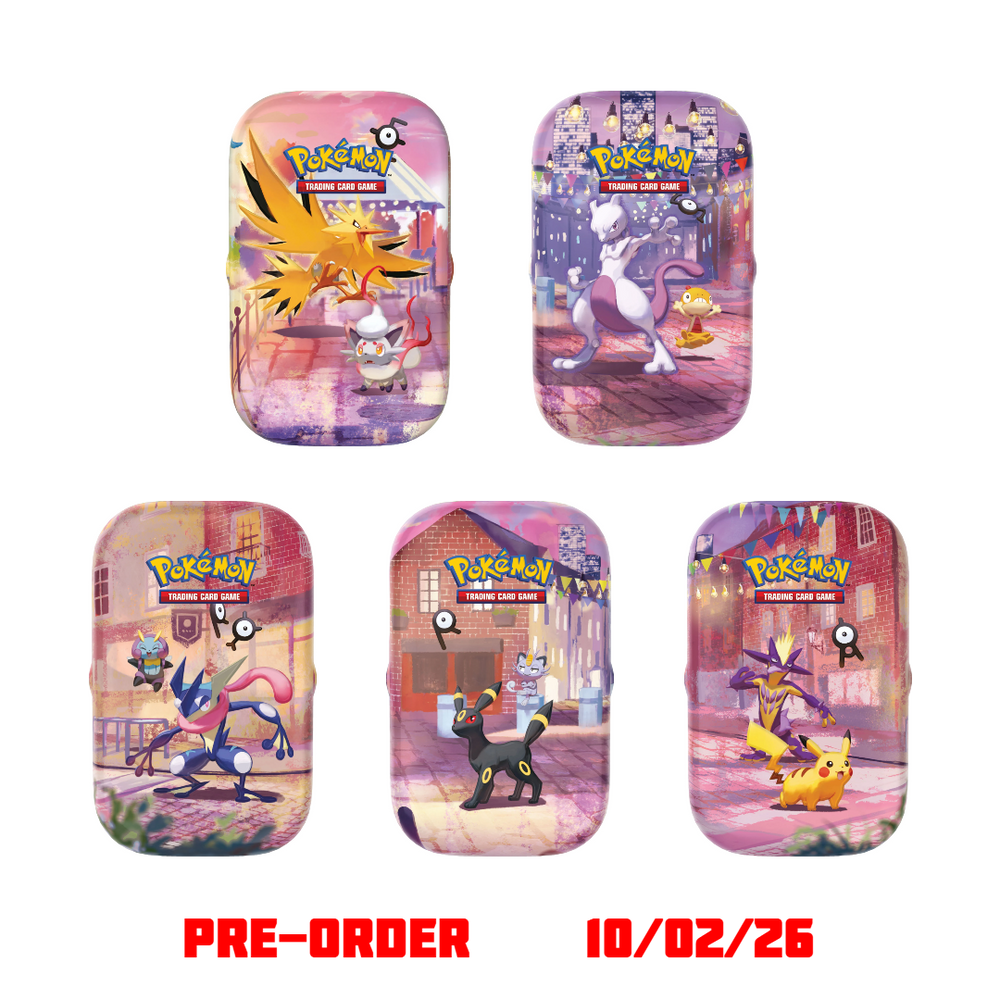 Pokémon 30th Celebration Mini Tin Night Collection (Set of 5)
