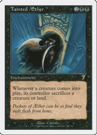 Tainted Aether (7ED-167) - 7th Edition Foil