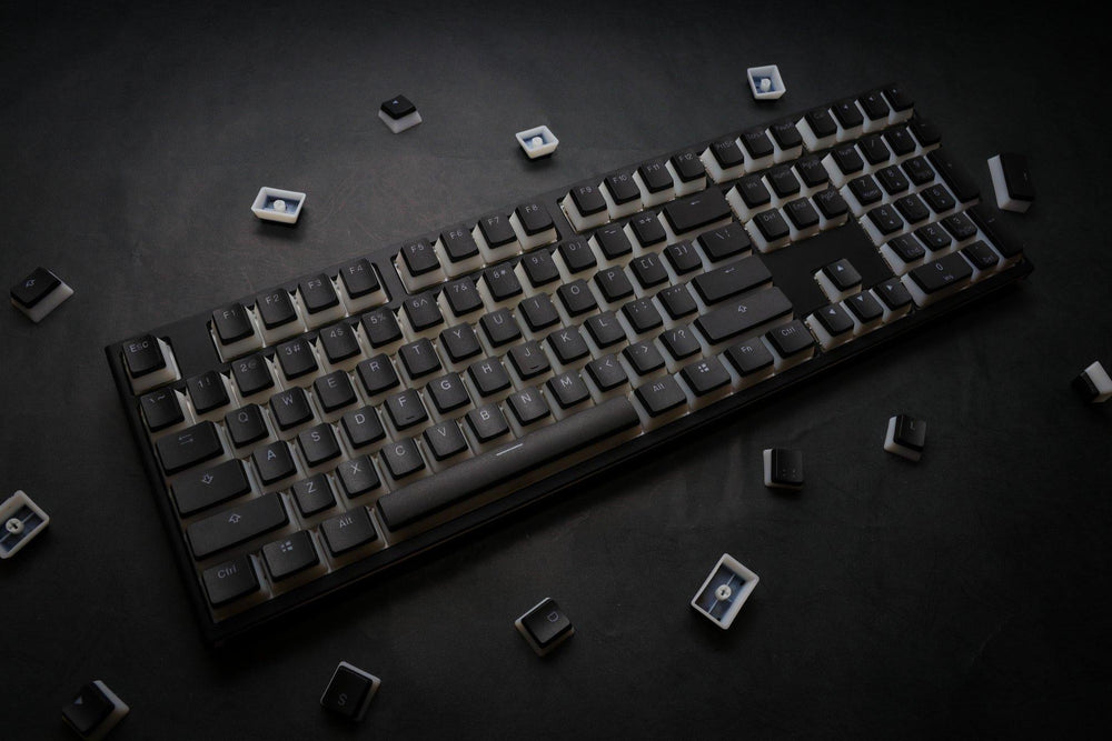 Ducky Black Pudding 108 Key OEM Profile Double Shot PBT Keycap Set