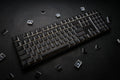 Ducky Black Pudding 108 Key OEM Profile Double Shot PBT Keycap Set