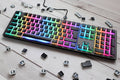 Ducky Black Pudding 108 Key OEM Profile Double Shot PBT Keycap Set
