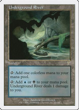 Underground River (7ED-350) - 7th Edition Foil