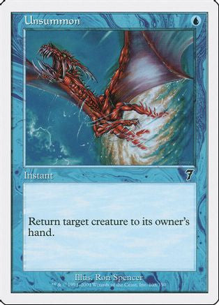 Unsummon (7ED-108) - 7th Edition Foil