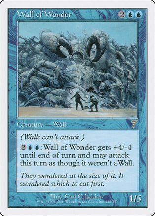 Wall of Wonder (7ED-112) - 7th Edition Foil
