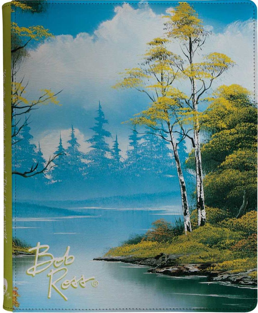Ultra Pro Premium Zippered PRO-Binder - 9-Pocket - Bob Ross - The Lakeside Path