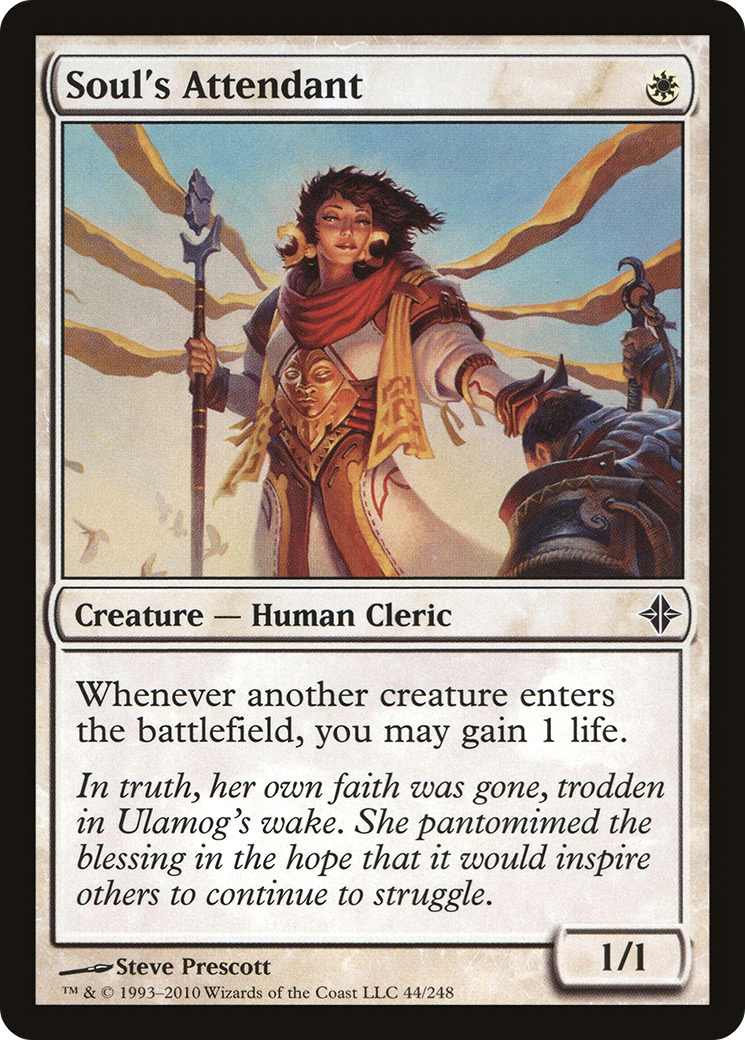 Soul's Attendant (ROE-044) - Rise of the Eldrazi Foil