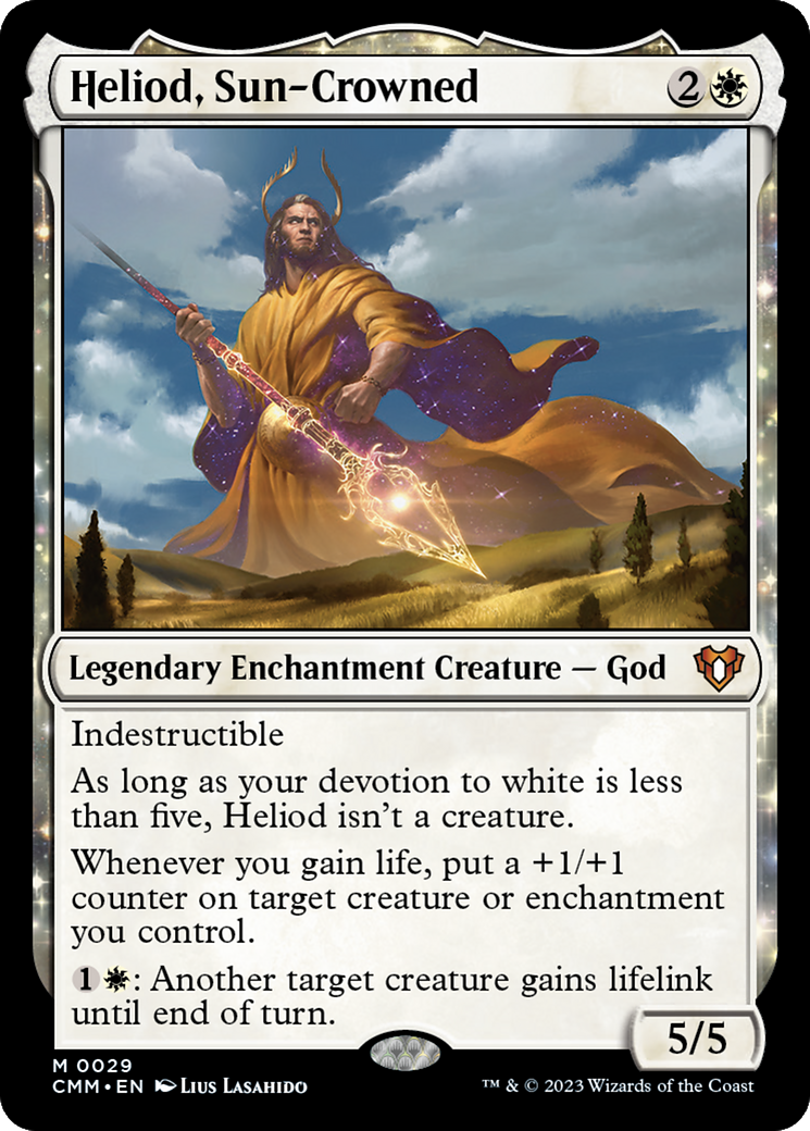 Heliod, Sun-Crowned (CMM-029) - Commander Masters: (enchantment) Foil