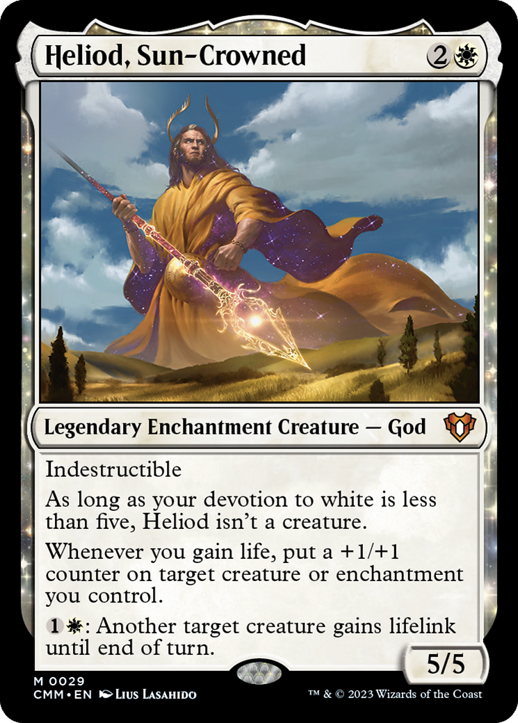 Heliod, Sun-Crowned (CMM-029) - Commander Masters: (enchantment)