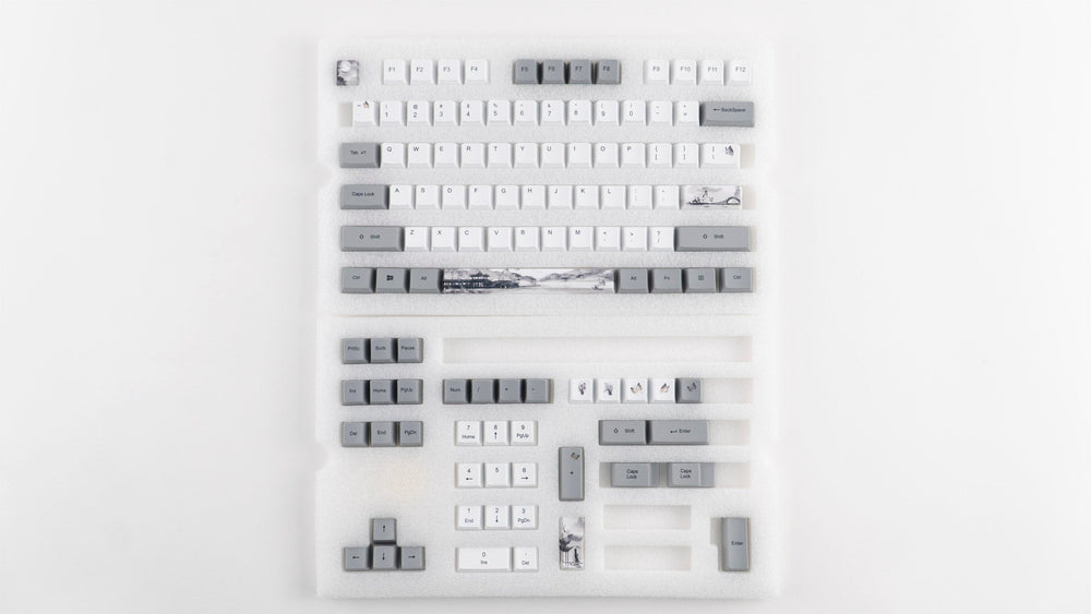 KBParadise Ink Painting 113 Key OEM Profile Dye Sub PBT Keycap Set