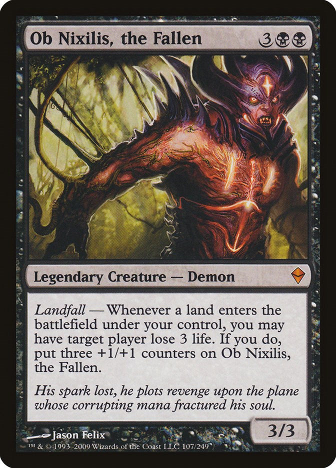 Ob Nixilis, the Fallen - 107 - (Zendikar)