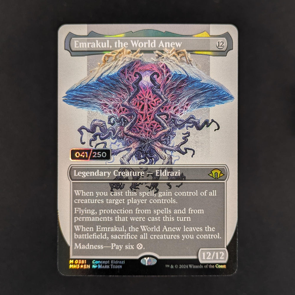 [FOIL] Emrakul, the World Anew (Borderless) (Serial Numbered) - Modern Horizons 3: Extras - English - NM - 041/250