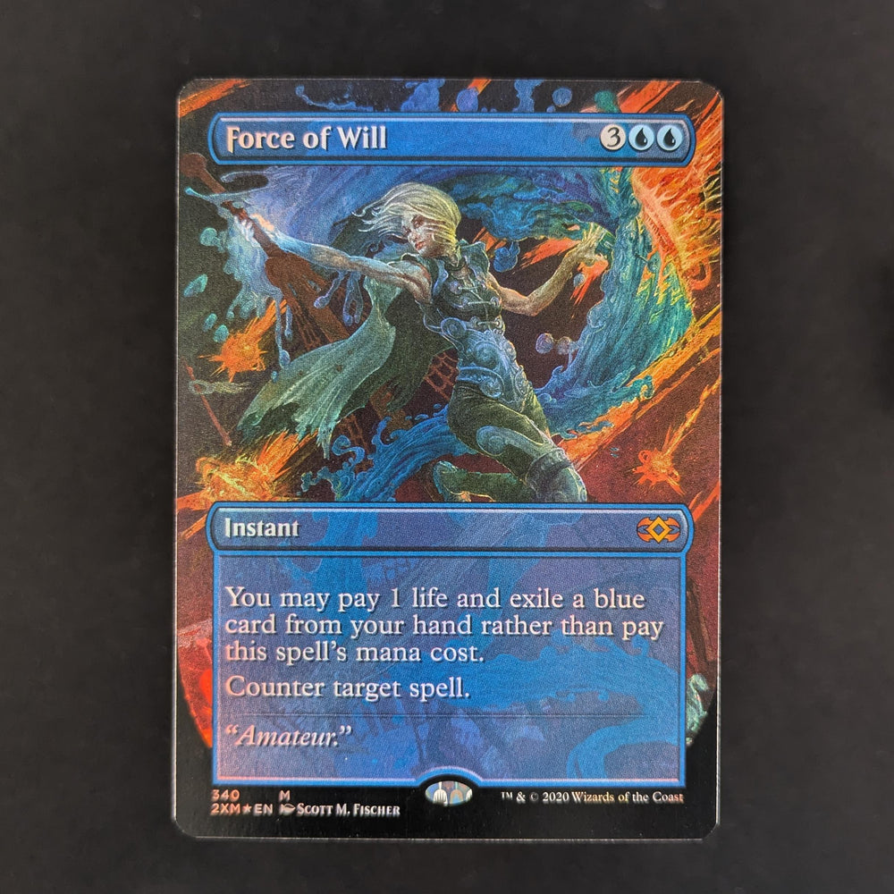 [FOIL] Force of Will (Borderless) - Double Masters: Extras - English - NM
