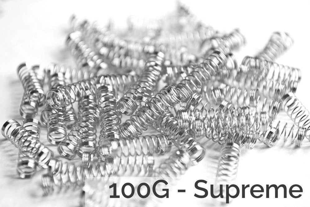 MK 100x Cherry MX Stainless Steel Springs 100G SPRiT Edition