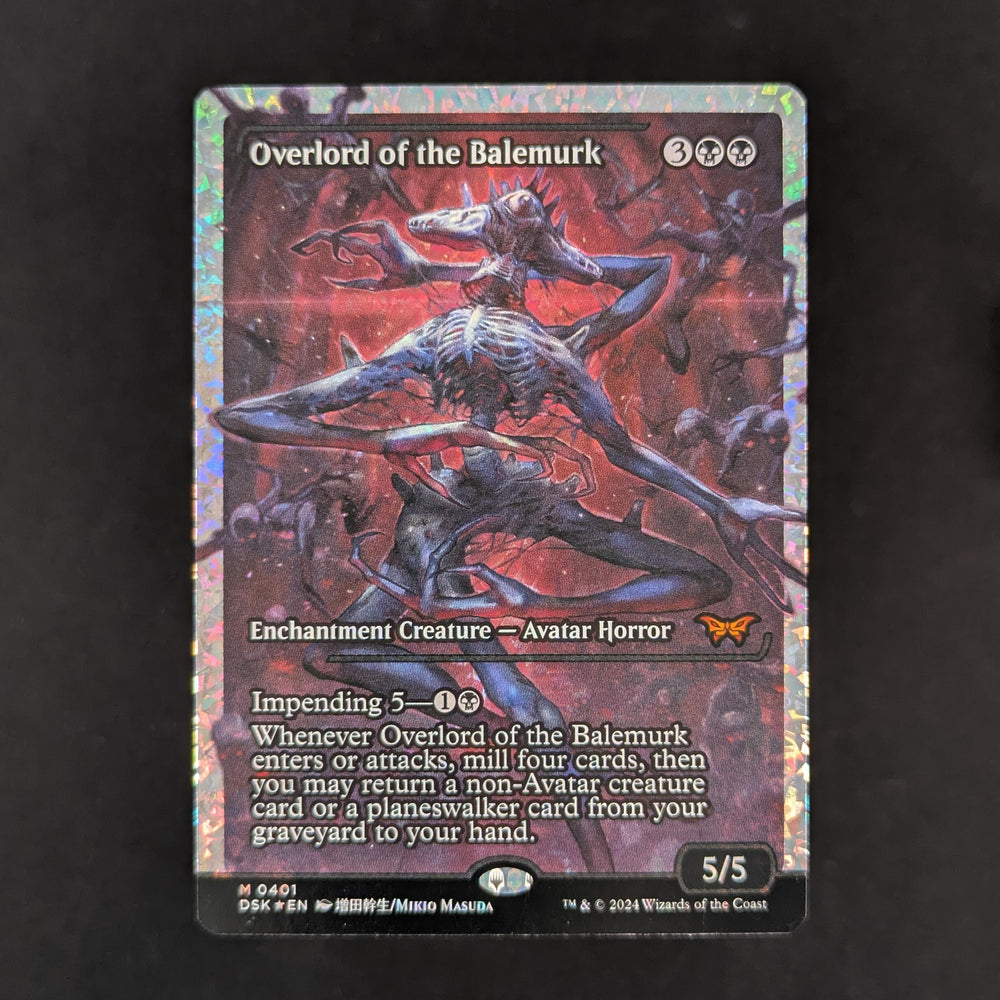 [FOIL] Overlord of the Balemurk (Showcase) (Fracture Foil) - Duskmourn: House of Horror: Extras - English - NM