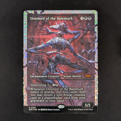 [FOIL] Overlord of the Balemurk (Showcase) (Fracture Foil) - Duskmourn: House of Horror: Extras - English - NM