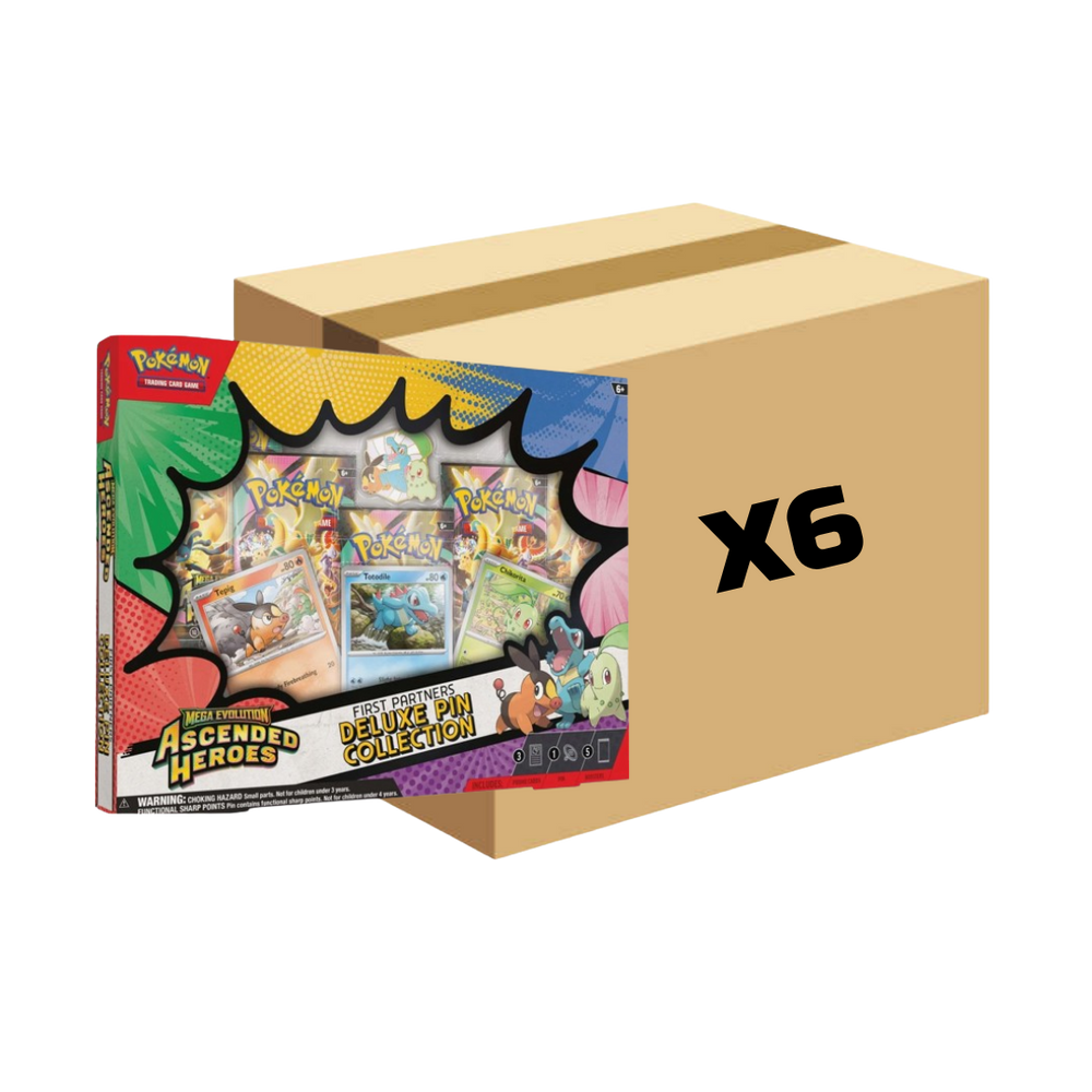 Sealed Case Ascended Heroes Deluxe Pin Collection Boxes