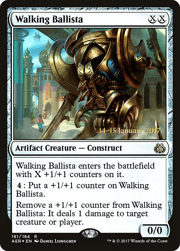 Walking Ballista (PRE-181S) - Aether Revolt Promos Foil
