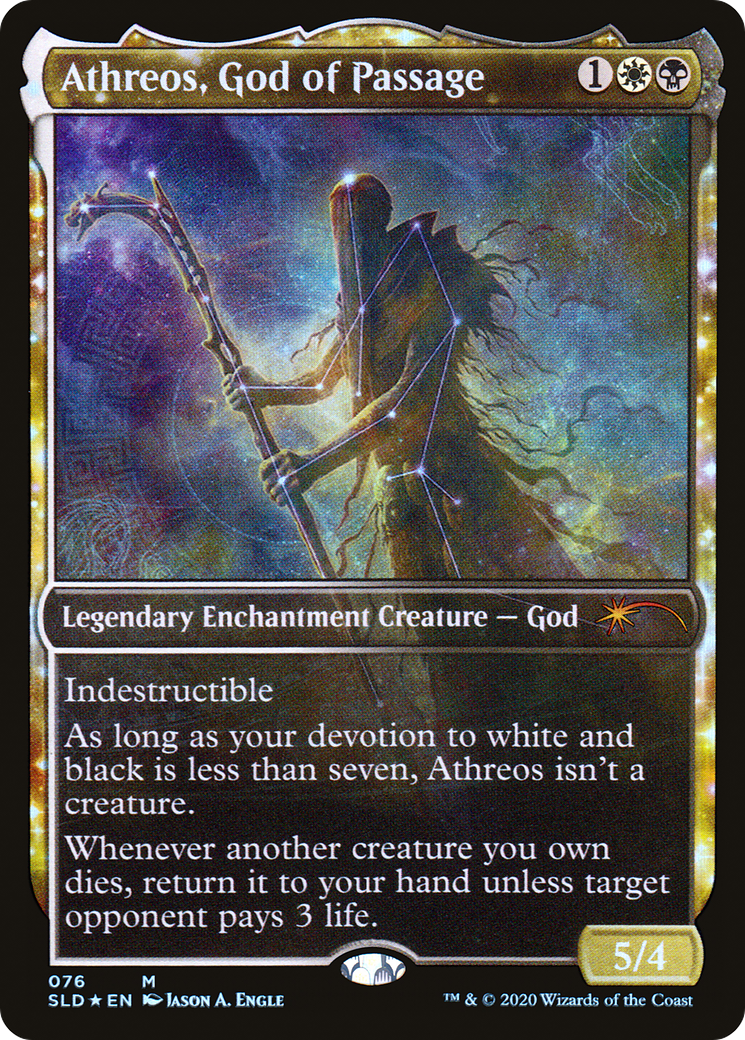 Athreos, God of Passage (SLD-076) - Secret Lair Drop: (enchantment, Showcase) Foil