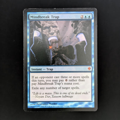 [FOIL] Mindbreak Trap - Zendikar - English - EX