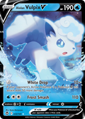 Alolan Vulpix V 33 195 Silver Tempest Holofoil
