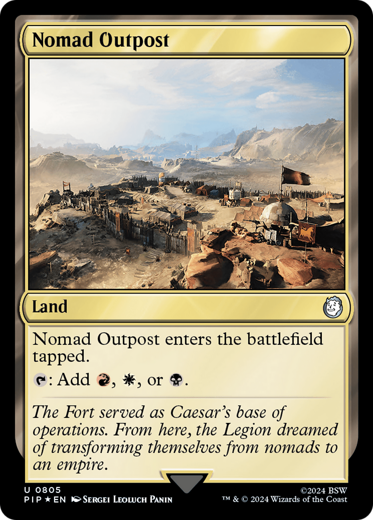 Nomad Outpost (PIP-805) - Fallout Foil