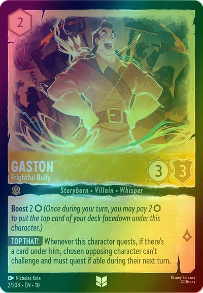 Gaston - Frightful Bully - 2/204 [Whispers in the Well] [Holofoil]