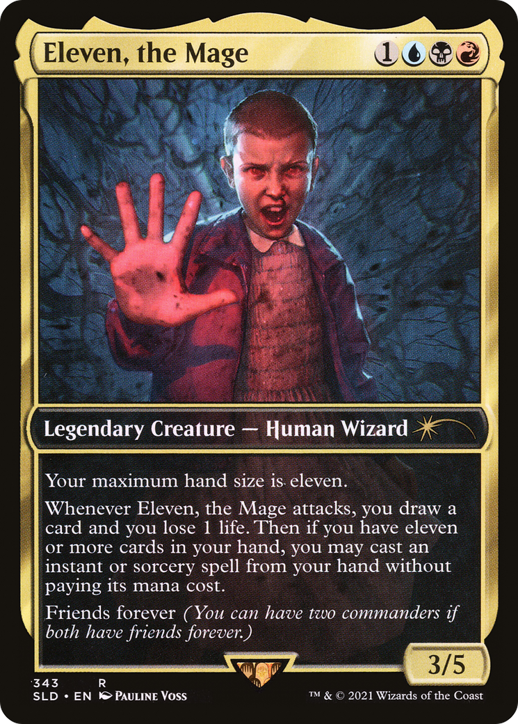 Cecily, Haunted Mage (SLD-343) - Secret Lair Drop / Eleven, the Mage