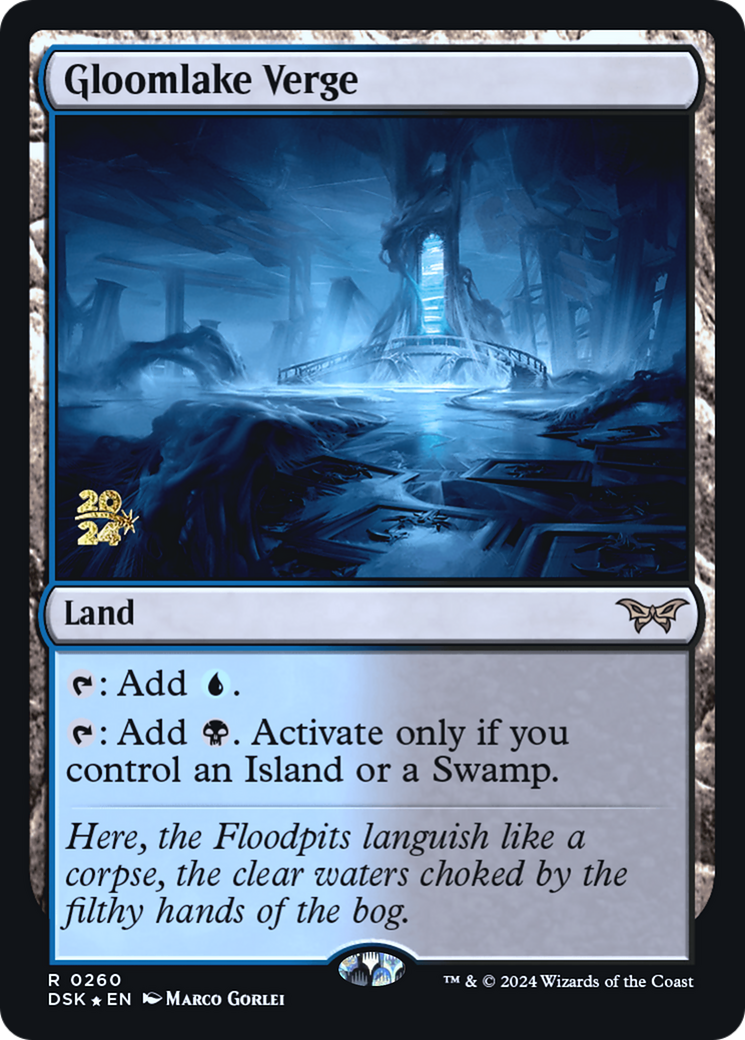 Gloomlake Verge (PRE-260S) - Duskmourn: House of Horror Promos Foil