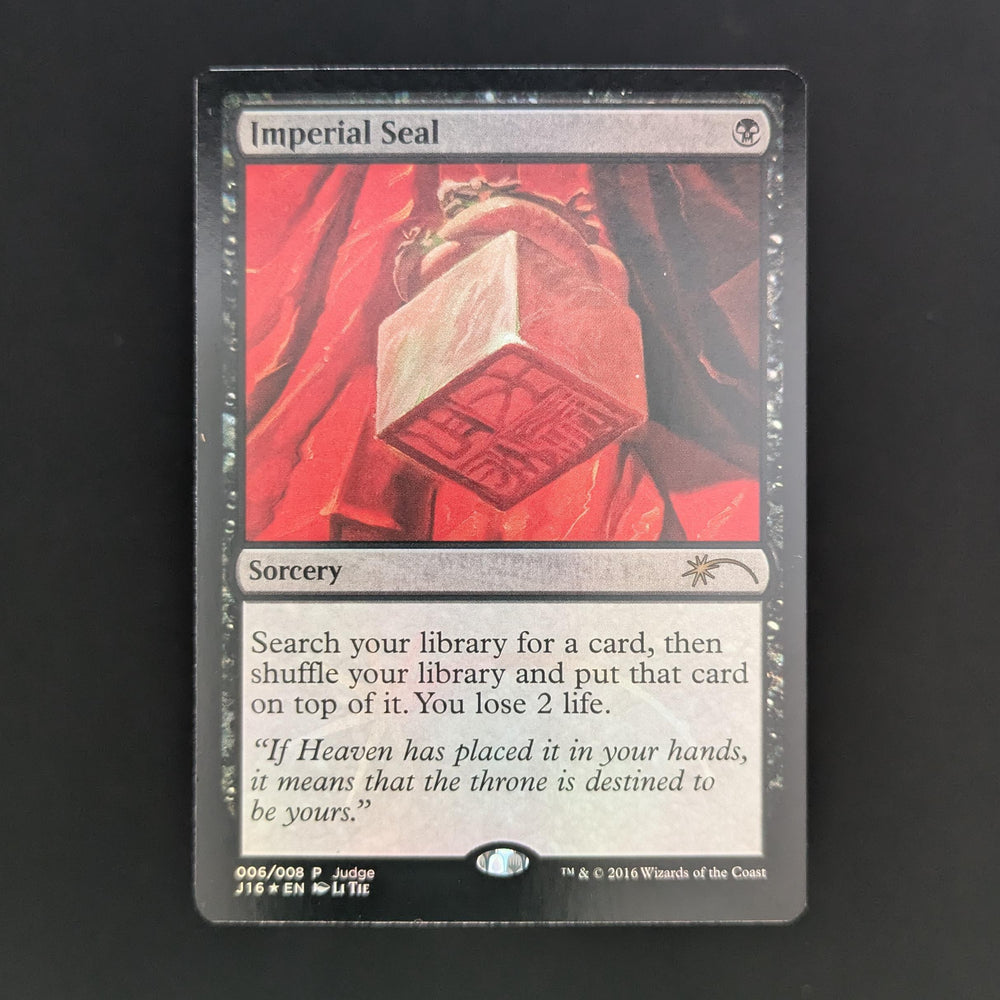 [FOIL] Imperial Seal - Judge Rewards Promos - English - NM