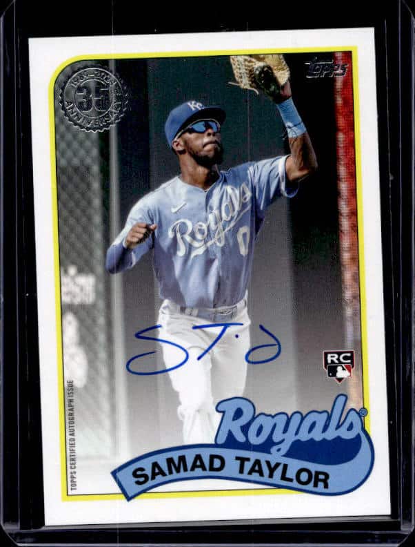 2024 Topps Series 1 Samad Taylor #89BA-ST Rookie Autograph