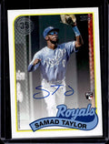 2024 Topps Series 1 Samad Taylor #89BA-ST Rookie Autograph