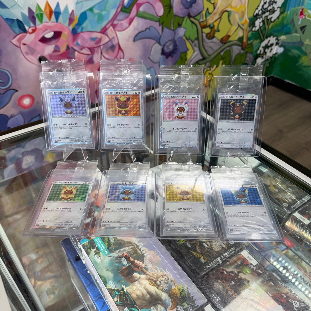 Pokemon Eevee Poncho Complete Sealed Set Of 8