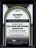 2023 Topps Tier One Dale Murphy #PPA-DM Autograph /149