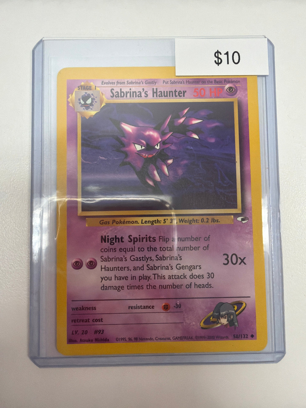 Pokemon Sabrina’s Haunter 58/132