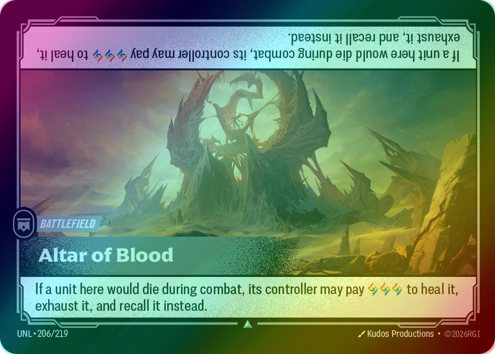 Altar of Blood - 206/219 [Unleashed] [Foil]