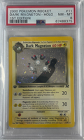 2000 POKEMO ROCKET DARK MAGNETON - HOLO 1ST EDITION