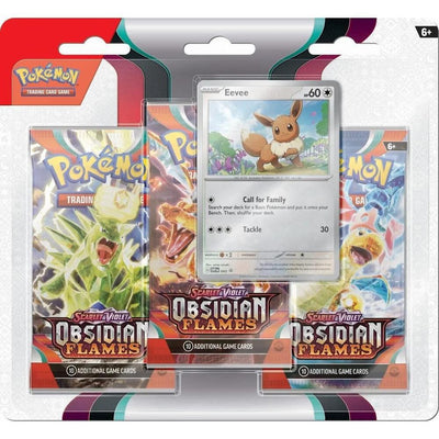Pokemon Scarlet & Violet Obsidian Flames 3-Pack Blister Pack