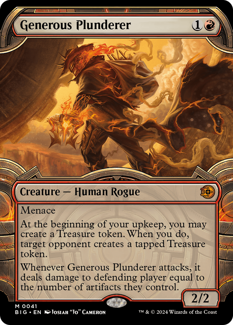 Generous Plunderer (BIG-041) - The Big Score: (Showcase)