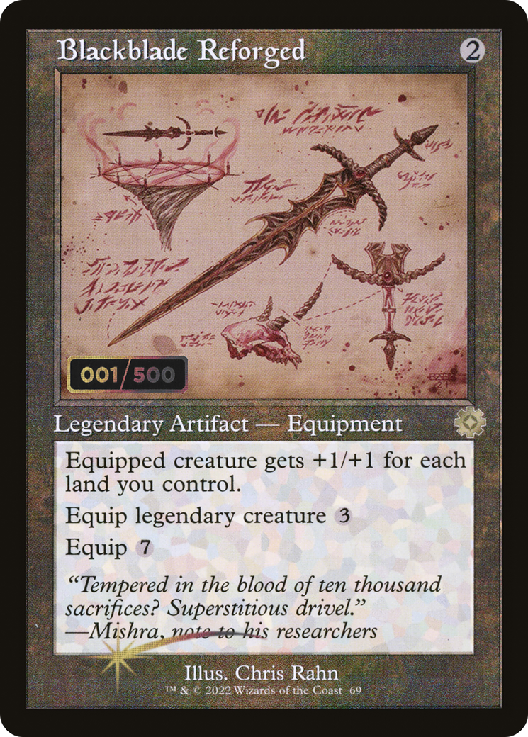 Blackblade Reforged (BRR-69Z) - The Brothers' War Retro Artifacts Foil