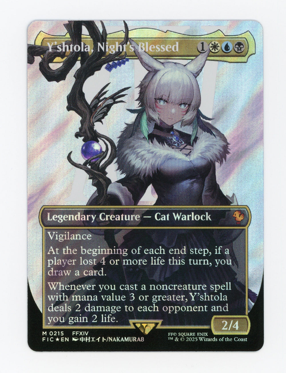Y'shtola, Night's Blessed — Borderless|Character|Surge Foil — ID 17245