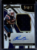 2021 Panini Select Rhamondre Stevenson #JRS-RST Rookie Patch Autograph /99
