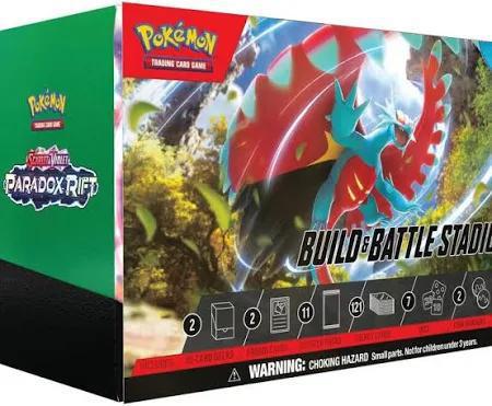 Pokemon Scarlet & Violet Paradox Rift Build & Battle Stadium Box