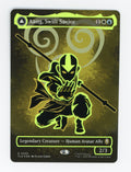 Aang, Swift Savior // Aang and La, Ocean's Fury — Borderless|Battle Pose|Neon Ink — ID 17636