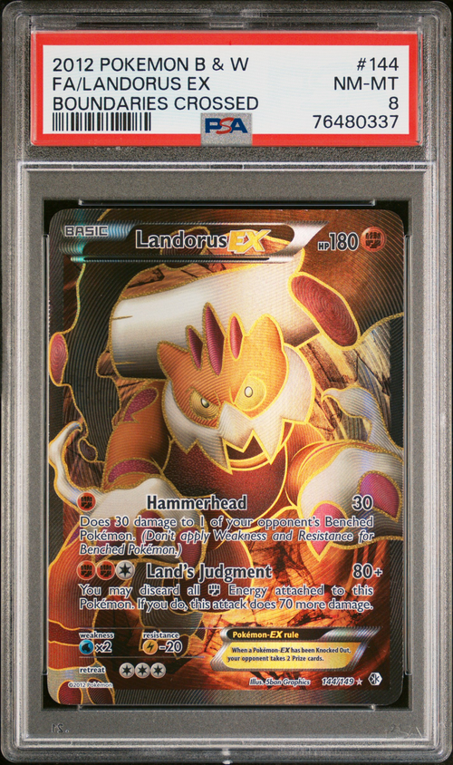 PSA 8 FA/LANDORUS EX BOUNDARIES CROSSED