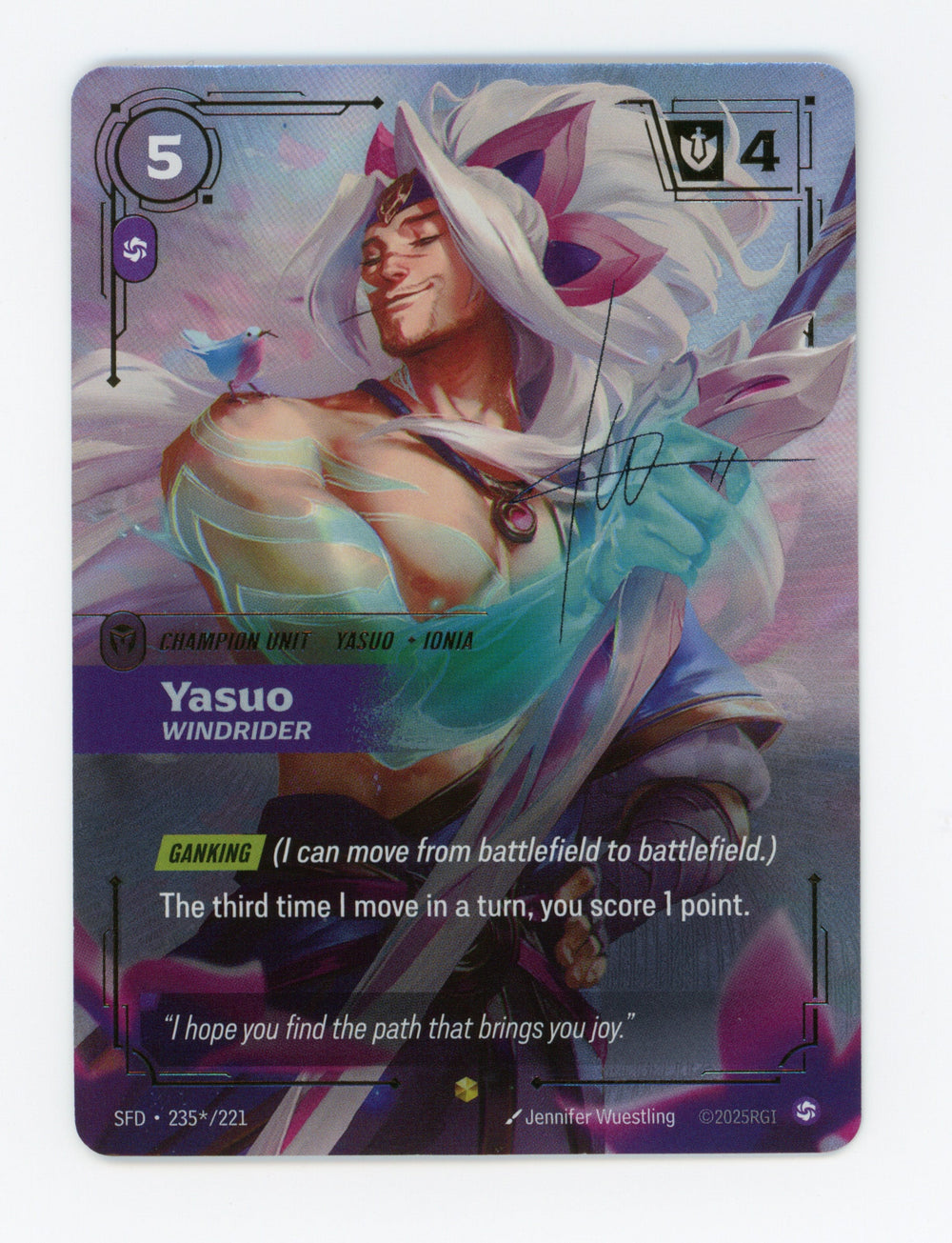 Yasuo - Windrider — Signature|Foil — ID 17468