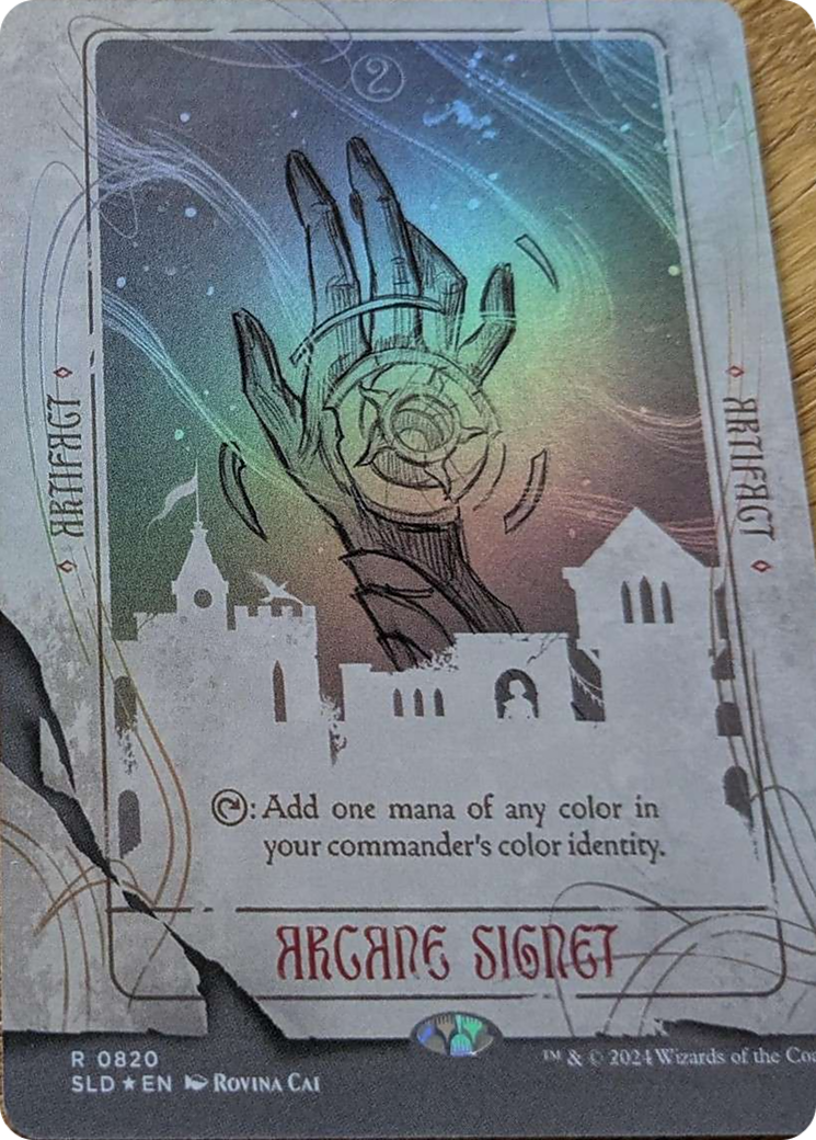 Arcane Signet (SLD-820â˜…) - Secret Lair Drop (Borderless) Foil