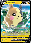 Morpeko V 37 72 Shining Fates Holofoil