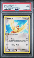 PSA 9 PIDGEOTTO FIRE RED & LEAF GREEN