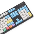 KBDFans Chalk 124 Key Cherry Profile Dye Sub PBT Keycap Set