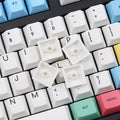 KBDFans Chalk 124 Key Cherry Profile Dye Sub PBT Keycap Set